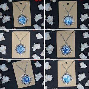 Blue Roses - Talavera & Azulejos Necklace